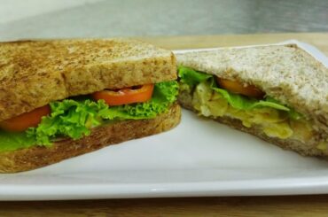 Scrambled Egg Sandwich | Easy, Quick and Healthy Breakfast