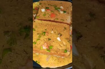 #shorts easiest bread omlat/easy bread sandwich/healthy sandwich recipe (recipe lab)