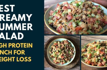 Healthy High Protein Indian Lunch Recipe | Best Creamy, Fibre Rich Summer Chana Salad | Weight Loss