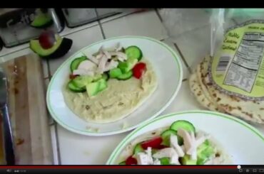 Easy Healthy Pita Sandwich Lunch by CHERRY DOLLFACE