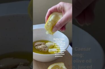 Kale Caesar Salad with full recipe | easy healthy recipes #shorts