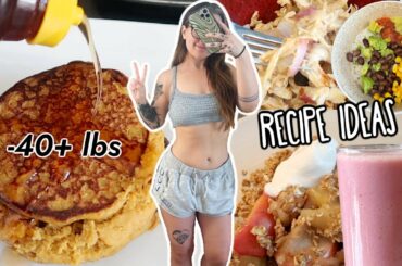 WHAT I REALLY EAT IN A DAY TO LOSE WEIGHT! (HEALTHY & QUICK MEALS)