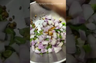 Healthy Recipe, #youtubeshorts ,#Simplyvijayateluguchannel,Quick recipe,Veg Recipe