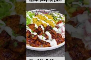 Healthy Low-Calorie Shawarma Bowl #shawarma #lowcalorie #healthyrecipes #fitness #shorts #workout