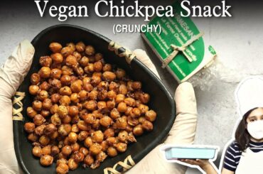 Chickpea snack recipe | vegan snack ideas | vegan recipes for beginners | in Hindi