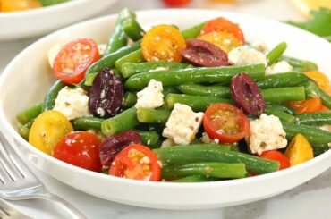 Mediterranean Green Bean Salad | Fresh + Healthy Summer Salad Recipe