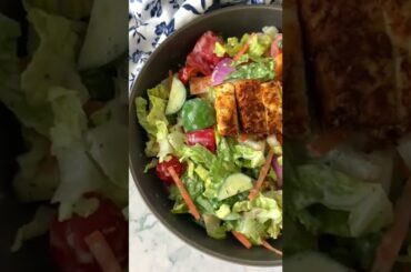 Mint garlic dressing for salads | healthy salad | vegetable salad | healthy lifestyle