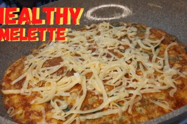 Healthy Omelette | Spinach Cheese Omelette | Egg Recipes | Healthy Recipes | Breakfast Recipes