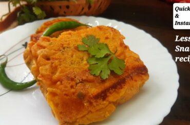 Besan Bread Toast|How to make Healthy Snacks#streetstylesnacks