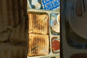 quick easy vegetable sandwich/healthy breakfast recipe/Creamy veggies sandwich#trending#shorts#viral