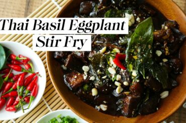 The Wok Of Life: Thai Basil Eggplant Stir Fry Recipe || Healthy Recipes || UR Life #shorts