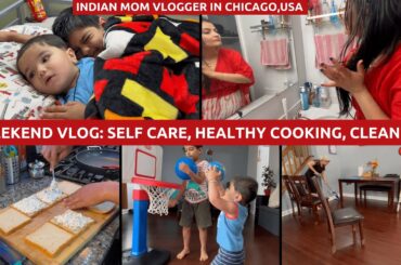 Indian Mom's Self Care Routine~Healthy Homecooked Meals~Kitchen Garden Tour~Real Homemaking Chicago