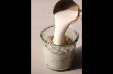 protein reach breakfast | overnight Oatsa | 45 grams of protein #shorts #ashortaday healthy recipes