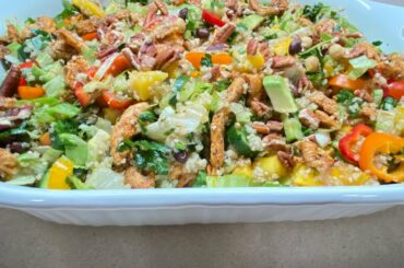 Quinoa Salad With Chicken | Quick and Healthy Recipe!