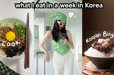 What I Eat In A Week In Korea on Summer (Realistic + healthy recipes) | Q2HAN