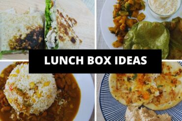 4 Easy Lunch Box Ideas// Lunch Box Recipes For Kids & Adults// Quick & Healthy Lunch Box Ideas