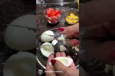 EGG SALAD | QUICK AND HEALTHY SALAD RECIPE | BY SUMAN #shorts #eggrecipe