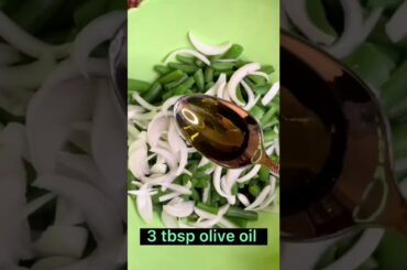 Famous pizza hut’s green beans salad recipe| keto| low carb| healthy| #lowcalorie  #shorts #keto