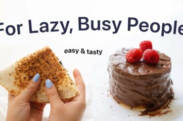 A Week of Low Effort Snack Ideas (vegan, healthy & indulgent)