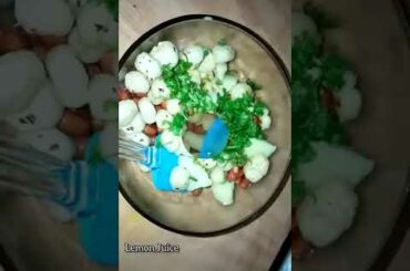 Makhana Chaat | Healthy Snack Recipe #shorts #ytshorts #recipe