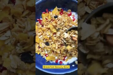 Breakfast Beauty Bowl Recipe | Breakfast Power Bowl | Heathy Breakfast Bowl | Weightloss Breakfast