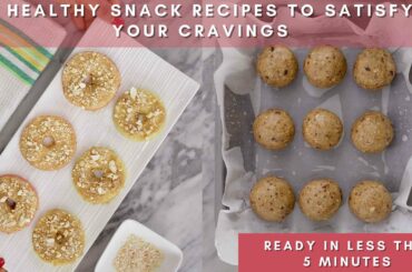2 Healthy snack recipes to satisfy your cravings - Zeelicious Foods