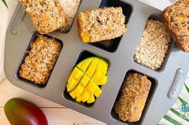 How to Make Hungry Girl’s Tropical Oat Bakes (Speedy Recipe Demo/Hack) // #shorts