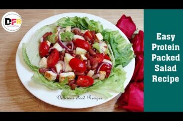 Easy Protein Packed Salad Recipe @Delicious Food Recipes | Healthy Tasty Salad Recipe