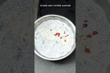 chia pudding |easy healthy recipe|weightloss recipe |instant dessert | superfoods