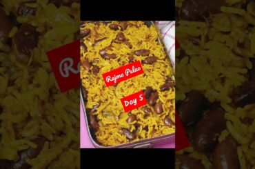 Day5|Rajma Pulao|Easy Lunchbox Recipe|Healthy Recipes|Experimenting Bengali Cuisines #shorts