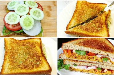 Breakfast Recipes | Healthy Breakfast | Indian Breakfast Recipes | Sandwich Recipe | Tiffin Recipes