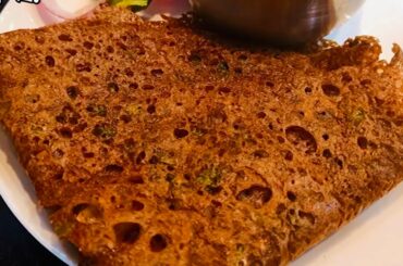 Protein Rich Breakfast Recipe | 15 Min Instant Ragi Dosa Recipe | Healthy Recipes | cook with rama