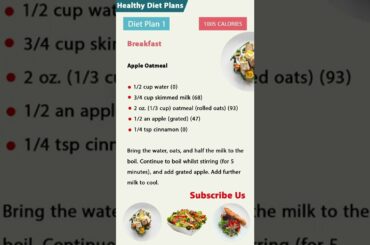#Shorts | Healthy Diet Plan for Weight Loss | Health and Fitness