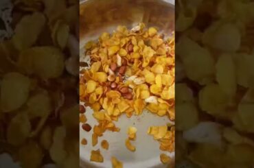 cornflakes chivda recipe | cornflakes mixture | cornflakes namkeen #healthy #snack #easy #shorts