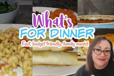 A WEEK OF FAMILY MEALS | WHATS FOR DINNER | EASY DINNER IDEAS | BUDGET FRIENDLY DINNER IDEAS