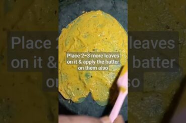 Delicious & healthy instant Snacks recipe | Taro/arbi/ghuiya/Rikwach/Patra vadi | MUST TRY!! #Shorts