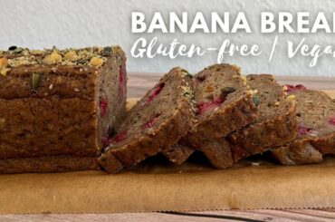 Healthy Banana Bread recipe | Gluten-free Banana Bread