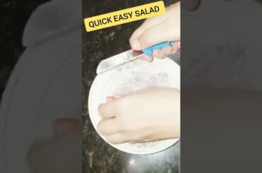 #shorts Quick Easy Salad |Veg Healthy Salad | Diet Recipe| Weight loss recipe @Cook with Firdous