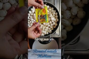 Roasted Makhana Recipe| Fried masala Makhana| Quick home snack Healthy Tasty @siblings creativity