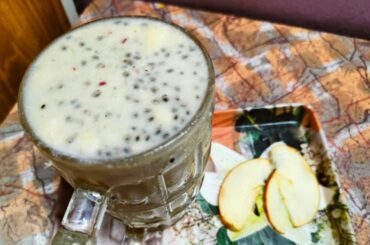 Oats&Apple Breakfast Smoothie Recipe| Healthy & Sugar Free Smoothie For Weight loss & diabetics
