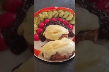 #Food Art - Jacket Potato With Cheese and a Healthy Salad