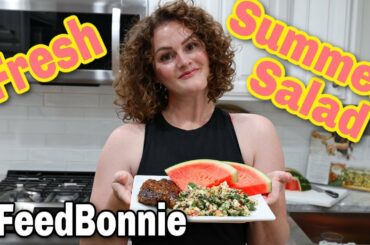 Workout Routine + Healthy Summer Meal