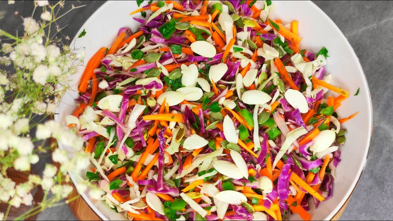 The best coleslaw salad with nuts to lose weight _ healthy coleslaw recipe with nuts The best coleslaw salad with nuts to lose weight _ healthy coleslaw recipe with nuts