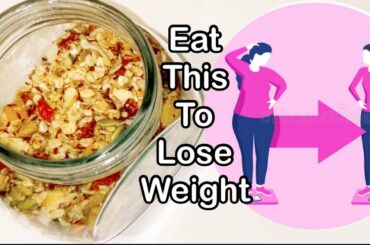 Best Breakfast/Snack recipe for weight loss || Natural Nutrition No Bake Oats Granola recipe