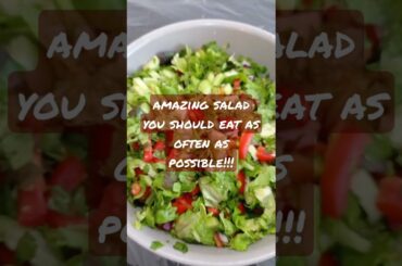 Amazing Healthy Salad!!!#shorts #healthylifestyle #healthyfood #relaxingmusic