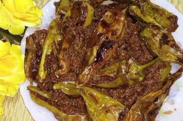 Fry Green Chilies Recipe ||Stuffed Green Chillies Recipe || Chatpati Hari Mirch Fry Recipe