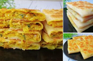 Wheat flour Healthy Breakfast |Breakfast recipe | Less Oil Breakfast recipe | Easy Nashta| Lunch Box