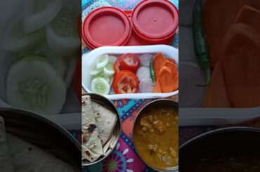 Super Duper Healthy lunch box idea for Husband/#matar paneer#healthy #desi lunch box#shorts