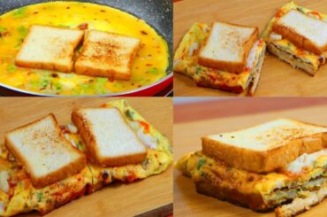 Healthy Breakfast | Breakfast Recipe | Egg & Bread Sandwich | Sandwich Recipe