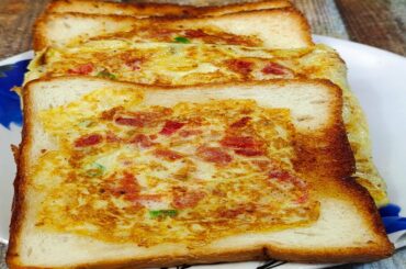 Spicy bread omelette recipe | healthy indian recipes | kam oil ki recipe in hindi